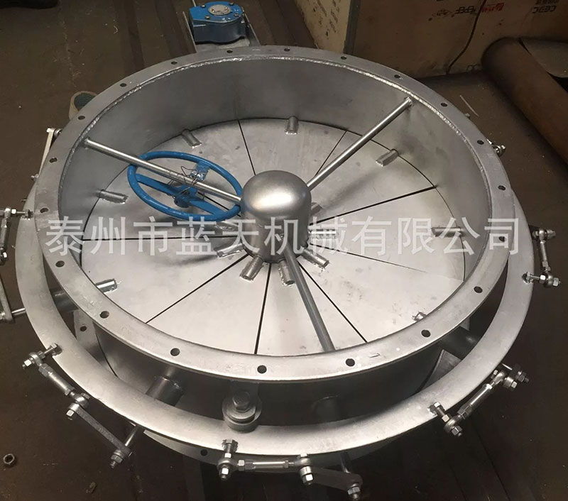廠(chǎng)家定制不銹鋼手動(dòng)花瓣式風(fēng)門(mén)